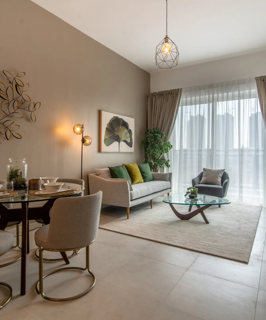 Olivara Residences and Park living room