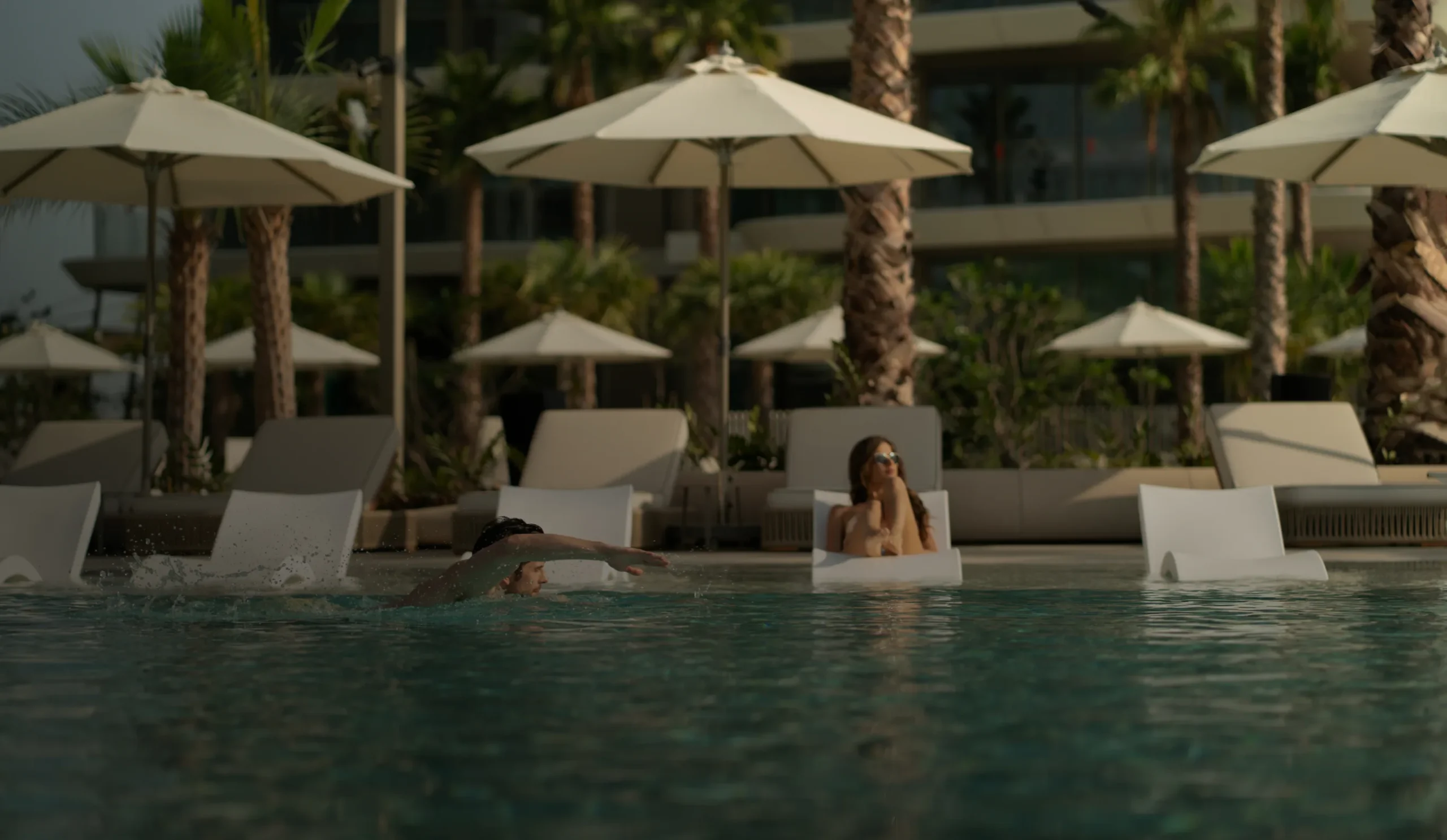 80-Meter swimming pool