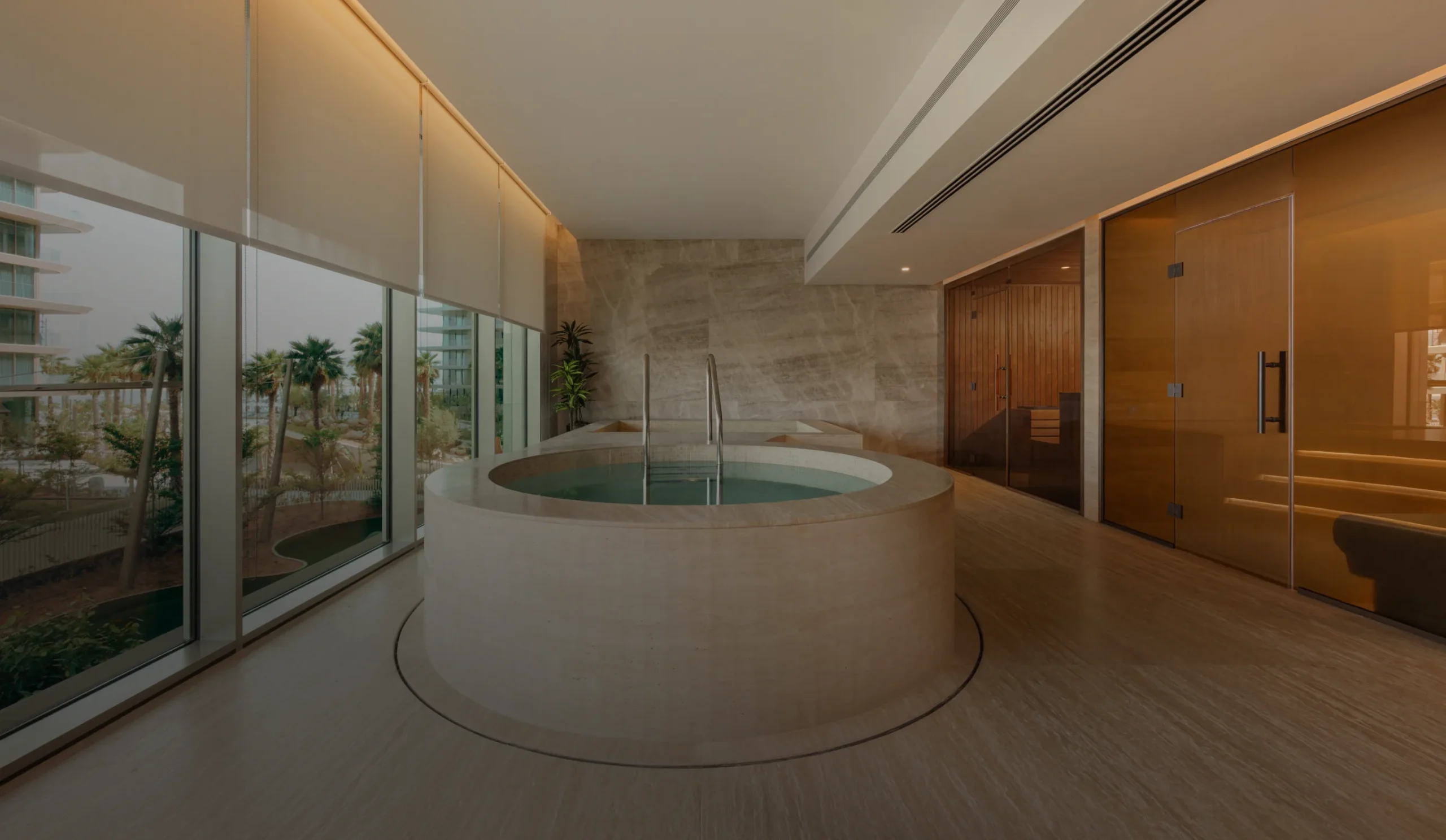Ice plunge pool