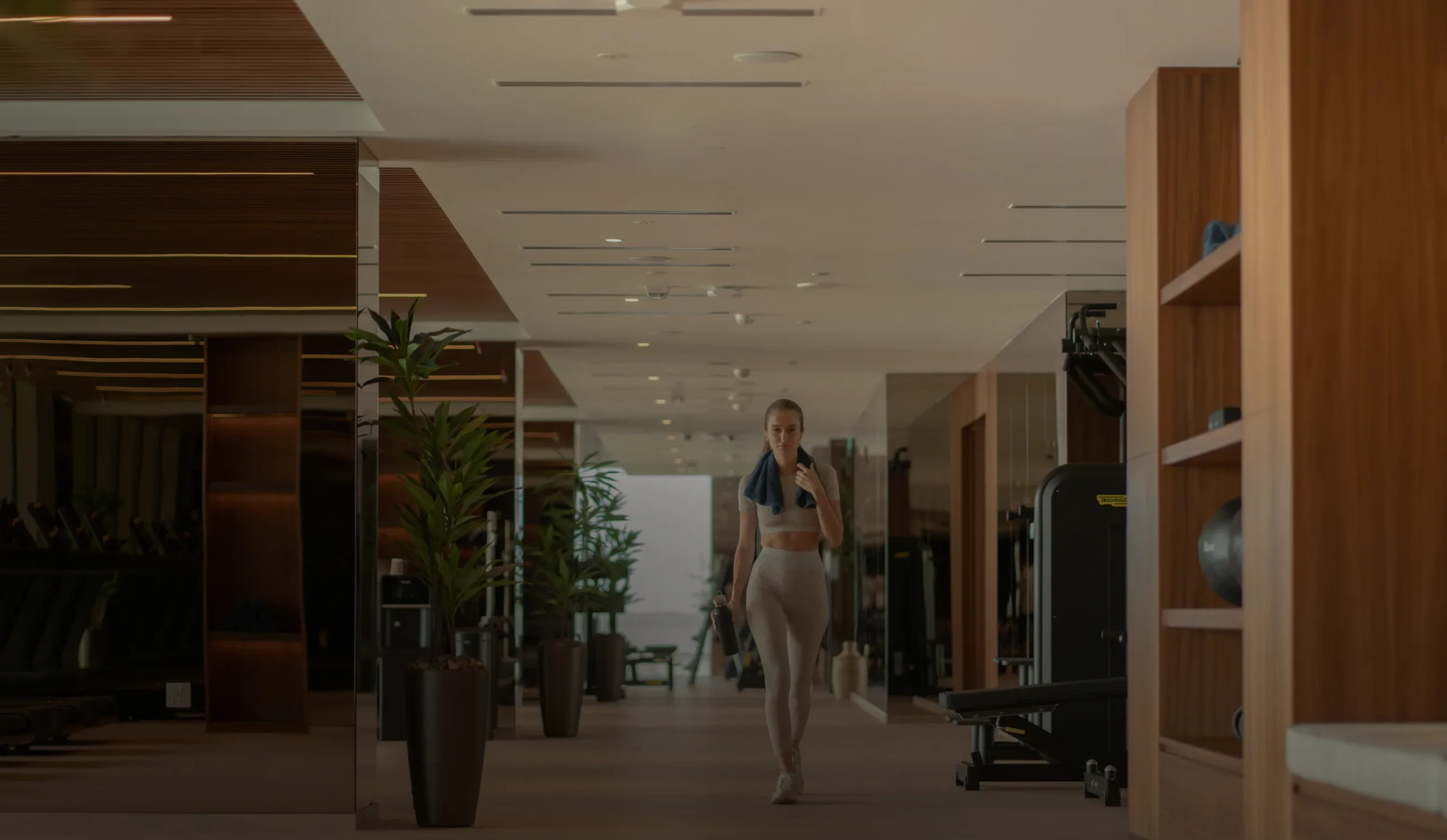 One of the largest residential gyms in Dubai