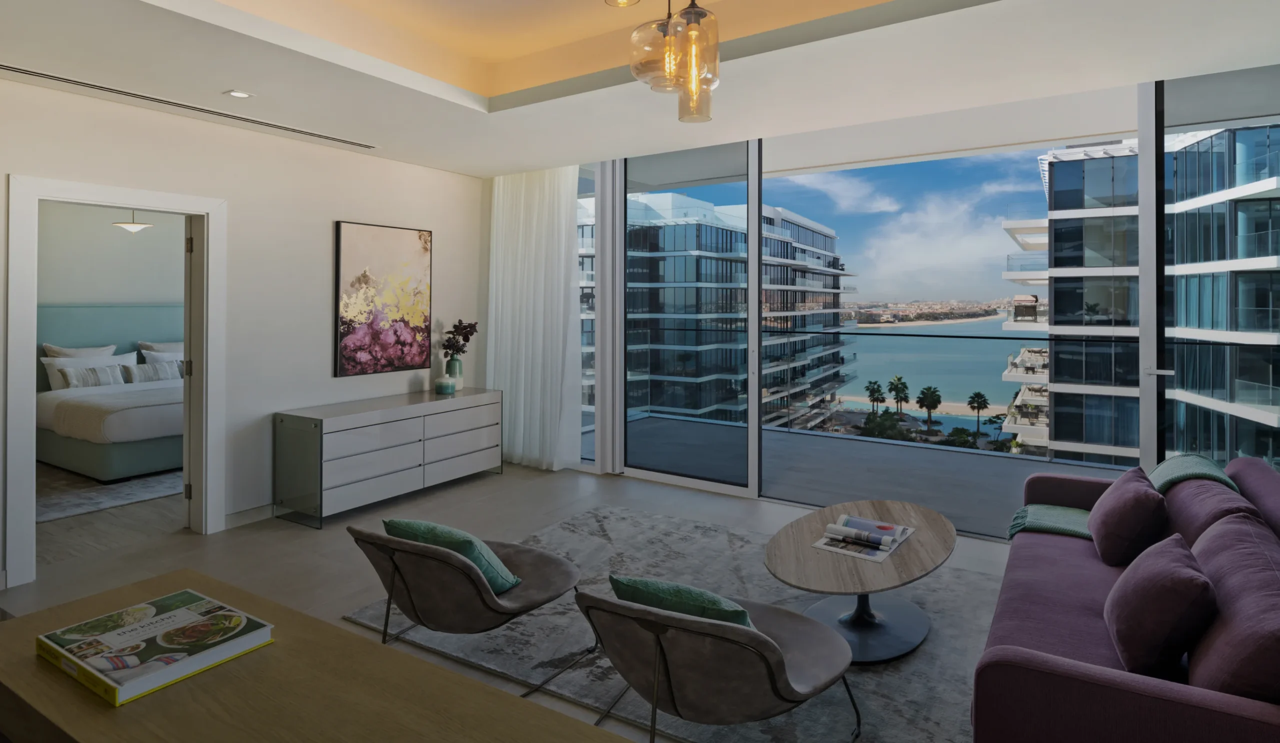 Single panel floor to ceiling glass windows